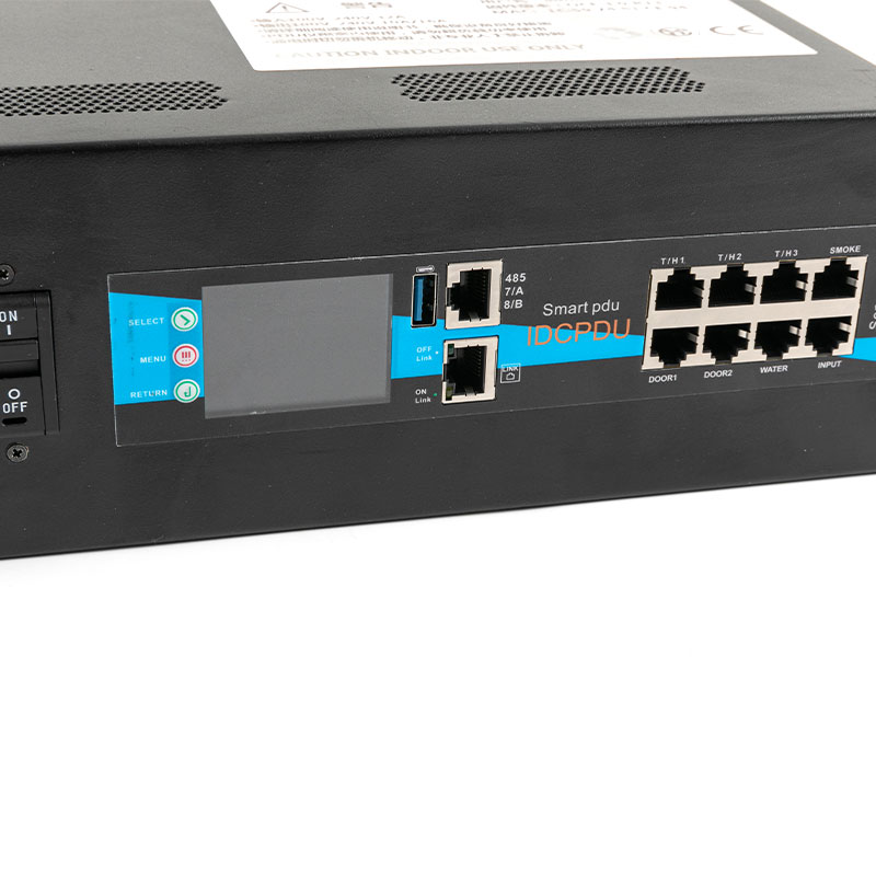 16 kimenetű C13 C19 2U függőleges TCP/IP érzékelő megszakító eco Smart Rack Pdu