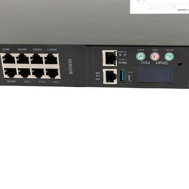 10 kimenetes C20 függőleges TCP/IP érzékelő eco Smart Rack Pdu 1U